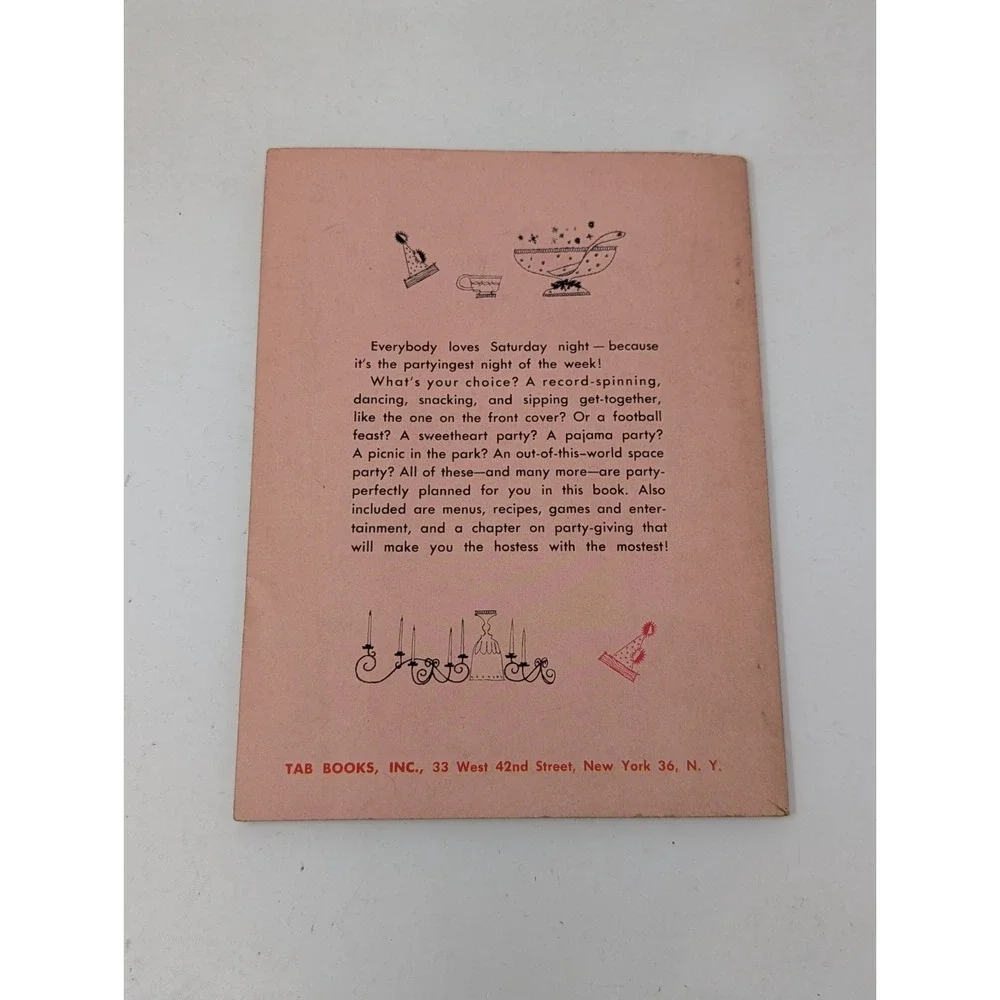 Vintage Party Perfect Hostess Party Planning Book Gay Head Halloween 50s 60s
